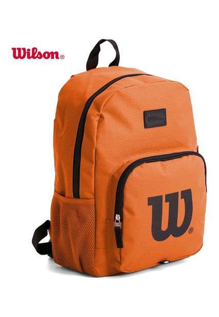 Morral Mochila Unisex Naranja Wilson Escolar Universitario