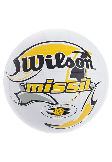 Balón de Voleibol Blanco-Amarillo Wilson Misil Plus #5