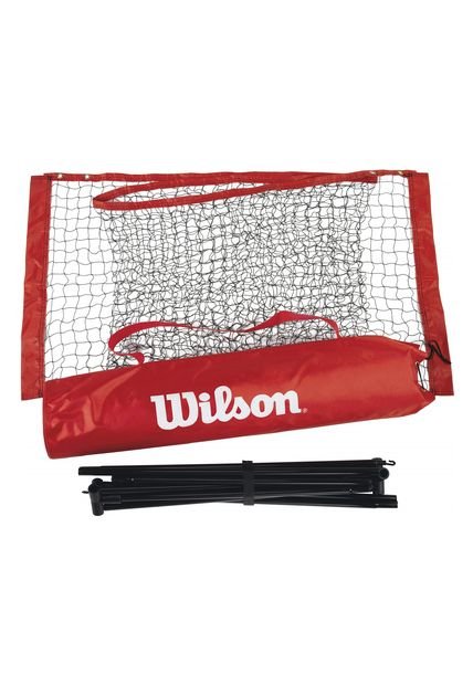 Red Malla De Tenis 3.2 Mts Wilson Con Postes Aluminio