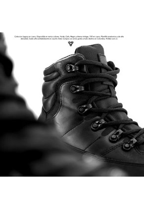 BOTAS WOLKER / LEGACY CUERO NEGRO V_TEX