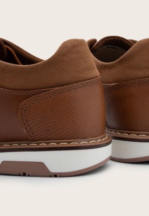 Zapato Casual Café-Marrón Worker