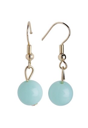 Set Collar y Aretes WOW Agua Marina-Dorado