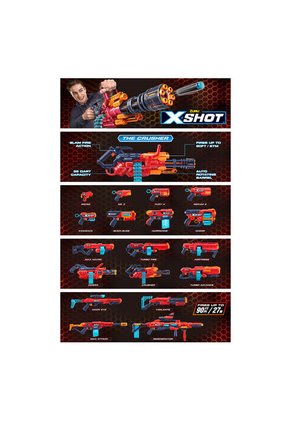 Lanzador Dardos Crusher 48 Dardos Xshot