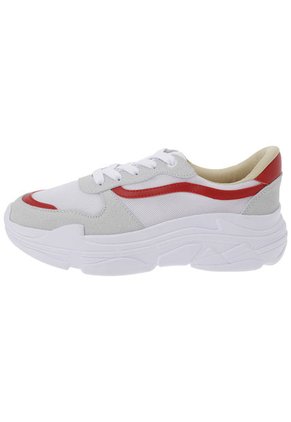 Tenis Lifestyle Blanco-Gris-Rojo XOOX Lyra