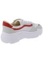 Tenis Lifestyle Blanco-Gris-Rojo XOOX Lyra de XOOX