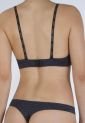 Conjunto Brasier y Tanga XOXO Negro de Xoxo