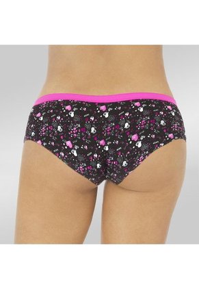 Juego de Cachetero y Tanga Xoxo Negro-Fucsia