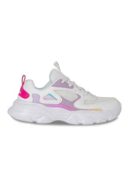 Tenis Deportivo Niña Xtep - Color Blanco Rosa