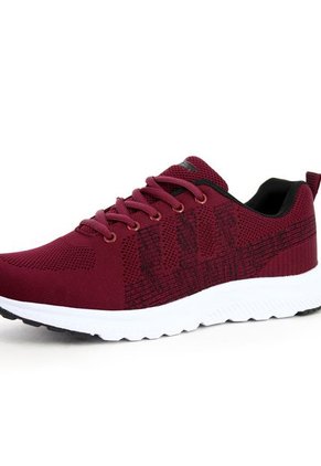 Tenis Running Para Hombre Marca Xtep, Color Vino Tinto