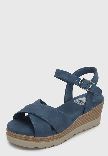 Sandalia Plataforma Azul XTI