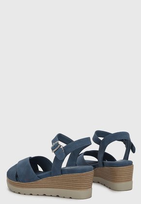 Sandalia Plataforma Azul XTI