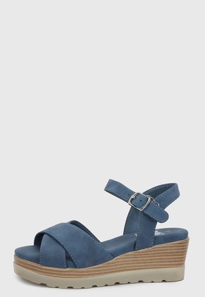 Sandalia Plataforma Azul XTI