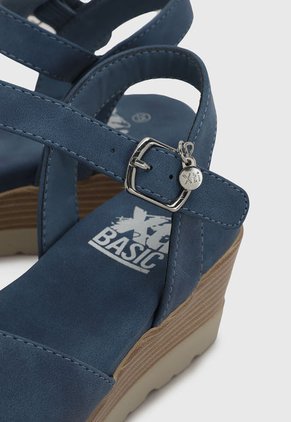 Sandalia Plataforma Azul XTI