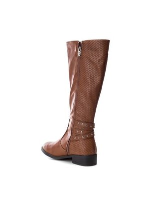 Botas Largas De Mujer Marca XTI Color Cafe