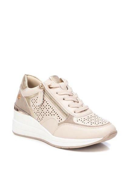 TENIS BEIGE XTI MAILLE