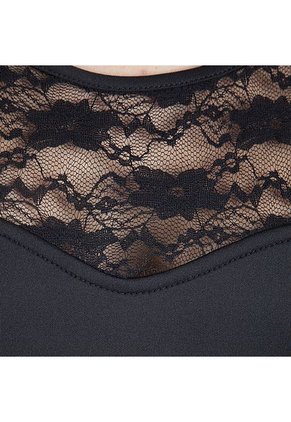 Vestido Xuss Blonda Negro