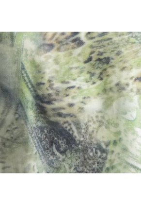 Blusa Xuss Café-Verde-Animal Print