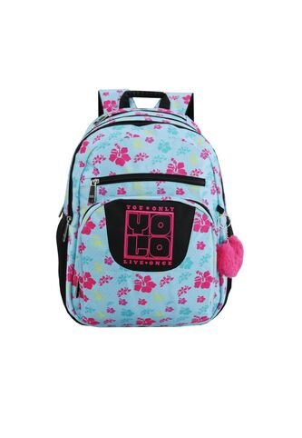 Morral Yolo Escolar Para Mujer Color Azul YOLO