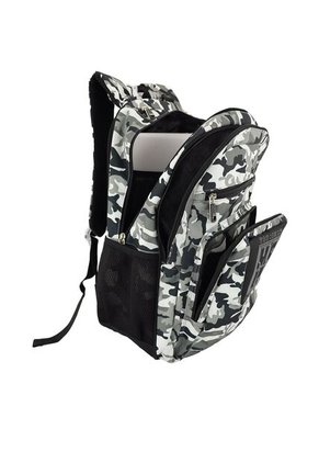 Morral Yolo Escolar Niño Negro Gris Estampado