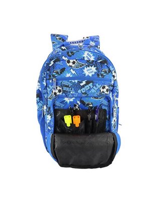 Morral Yolo Escolar Niño Azul Estampado