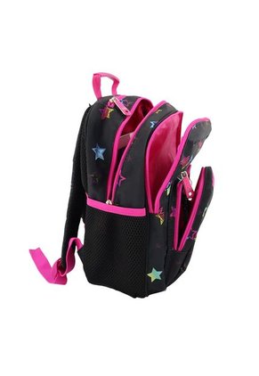 Morral Yolo Escolar Para Mujer Color Negro Rosa