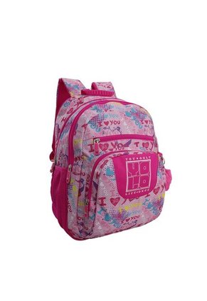 Morral Yolo Escolar Para Mujer Color Rosa Multicolor