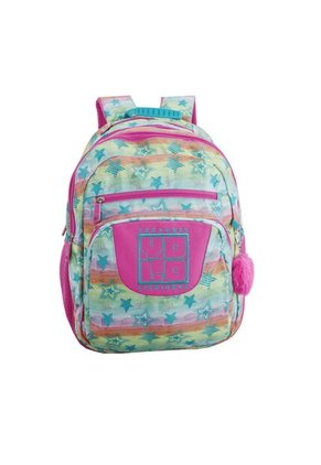 Morral Yolo Escolar Para Mujer Color Verde Multicolor