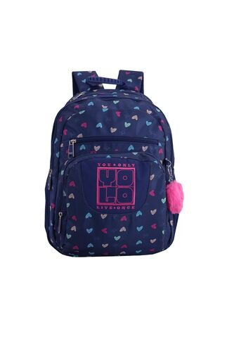 Morral Yolo Escolar Para Mujer Color Navy Multicolor YOLO