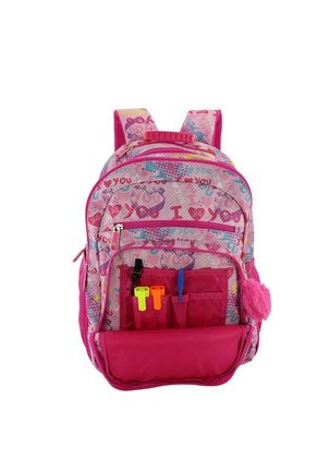 Morral Yolo Escolar Para Mujer Color Rosa Multicolor