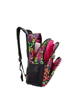 Morral Yolo Escolar Para Mujer Color Negro Multicolor