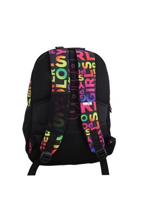 Morral Yolo Escolar Para Mujer Color Negro Multicolor
