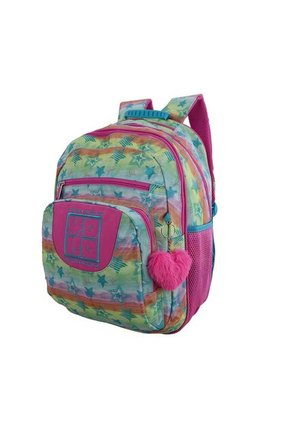 Morral Yolo Escolar Para Mujer Color Verde Multicolor