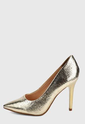 Tacón Alto Dorado Zatz