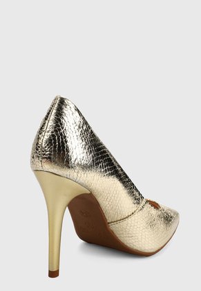 Tacón Alto Dorado Zatz