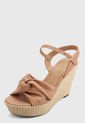 Sandalia Plataforma Nude-Beige Zatz de Zatz