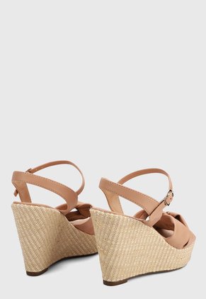 Sandalia Plataforma Nude-Beige Zatz