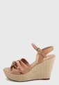 Sandalia Plataforma Nude-Beige Zatz de Zatz