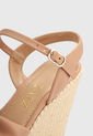 Sandalia Plataforma Nude-Beige Zatz de Zatz