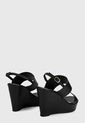 Sandalia Plataforma Negro Zatz de Zatz