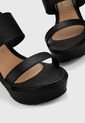 Sandalia Plataforma Negro Zatz de Zatz