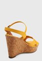 Sandalia Plataforma Amarillo Zatz de Zatz