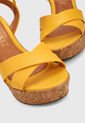 Sandalia Plataforma Amarillo Zatz de Zatz