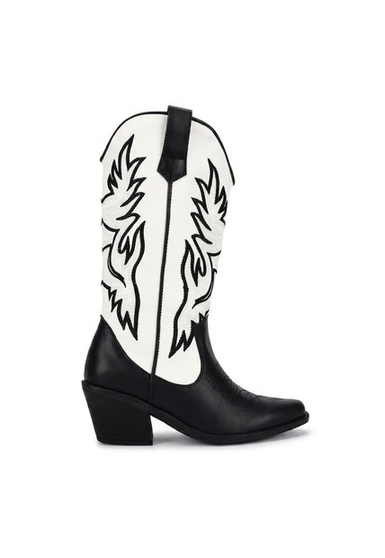 Bota Para Mujer 2657-Z22 TALCO X NEGRO ZAVATTY