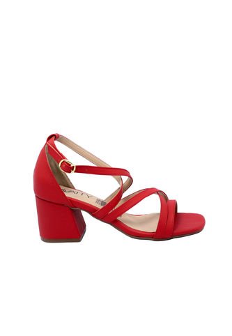 Sandalia Tacón Para Mujer Q30-Z471 ROJO ZAVATTY Zavatty