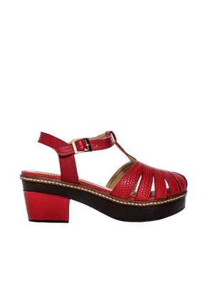 Sandalia Para Mujer S07-Z06 ROJO ZAVATTY