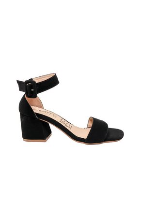 Sandalia Tacón Para Mujer 2350-Z148 NEGRO NOBUCK ZAVATTY