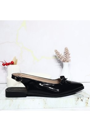 Baleta Para Mujer T801-Z490 NEGRO CHAROL ZAVATTY