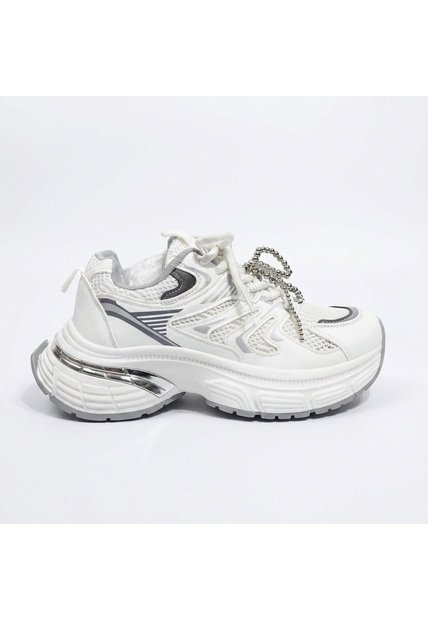 Tenis Para Mujer 121-Z329 TALCO X GRIS ZAVATTY