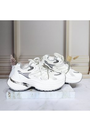 Tenis Para Mujer 121-Z329 PLATEADO ZAVATTY
