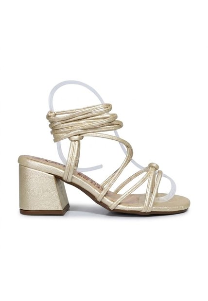 Sandalia Para Mujer Q230-Z471 CHAMPAÑA ZAVATTY